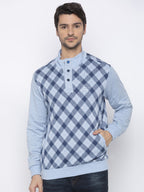 Status Quo |Sky Mel High Neck Sweatshirt - 3XL, 4XL, 5XL