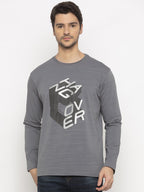 Status Quo |Dk Grey Round Neck Sweatshirt - 3XL, 4XL, 5XL