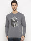 Status Quo |Dk Grey Round Neck Sweatshirt - 3XL, 4XL, 5XL