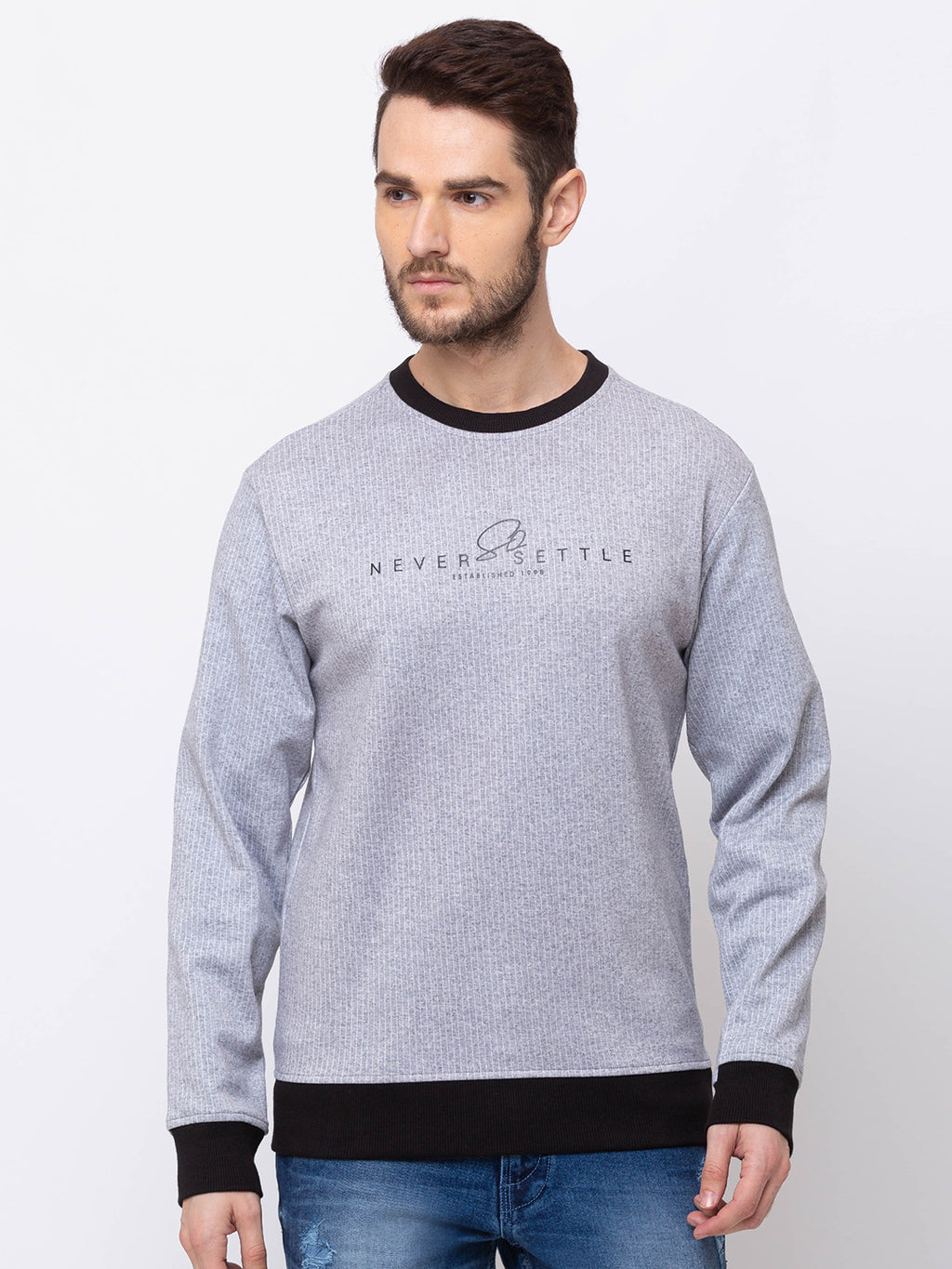 striped sweatshirt for men