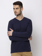 Status Quo |Navy Round Neck With Hood Sweatshirt - M, L, XL, XXL
