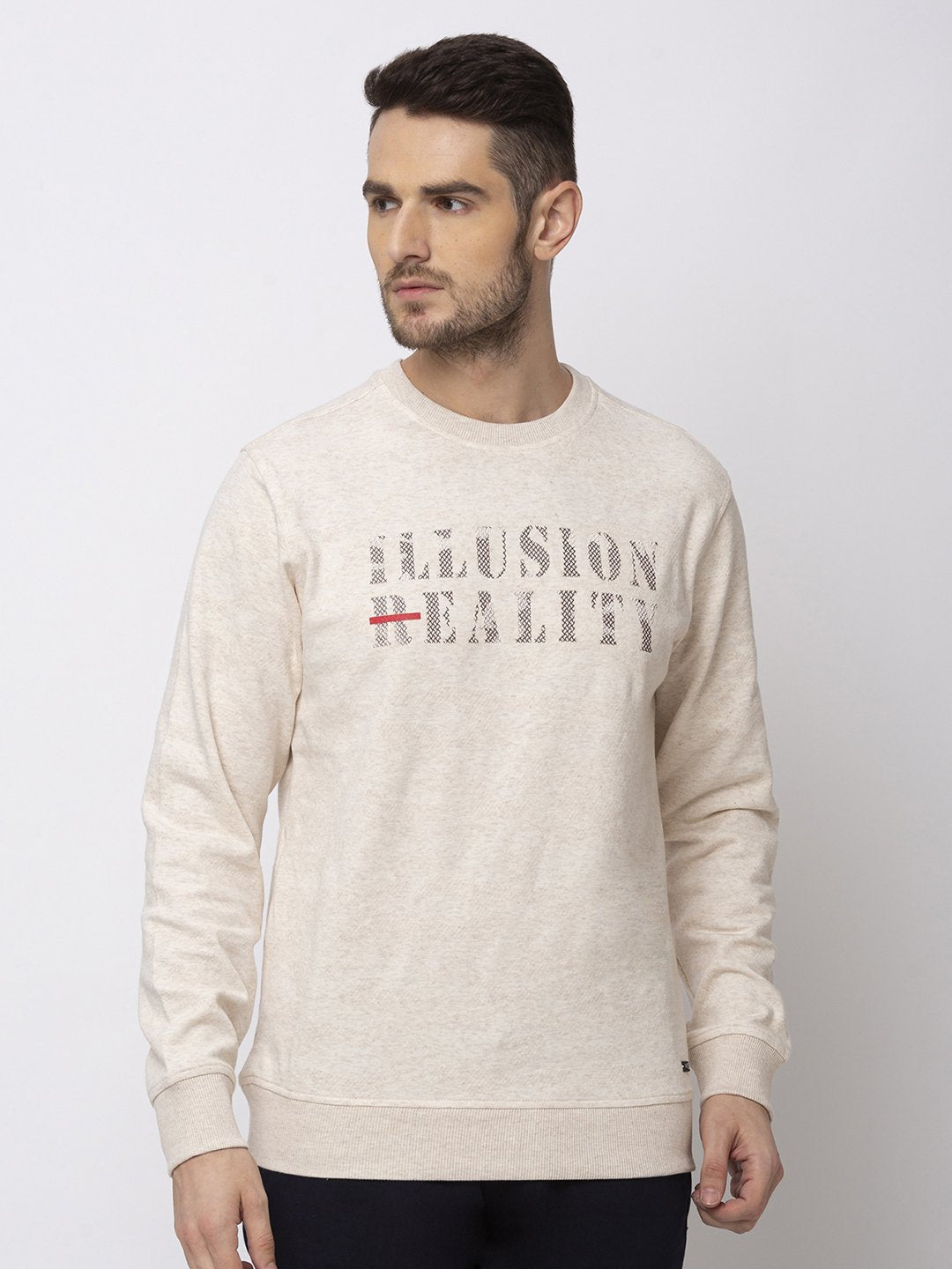 round neck sweatshirt for men