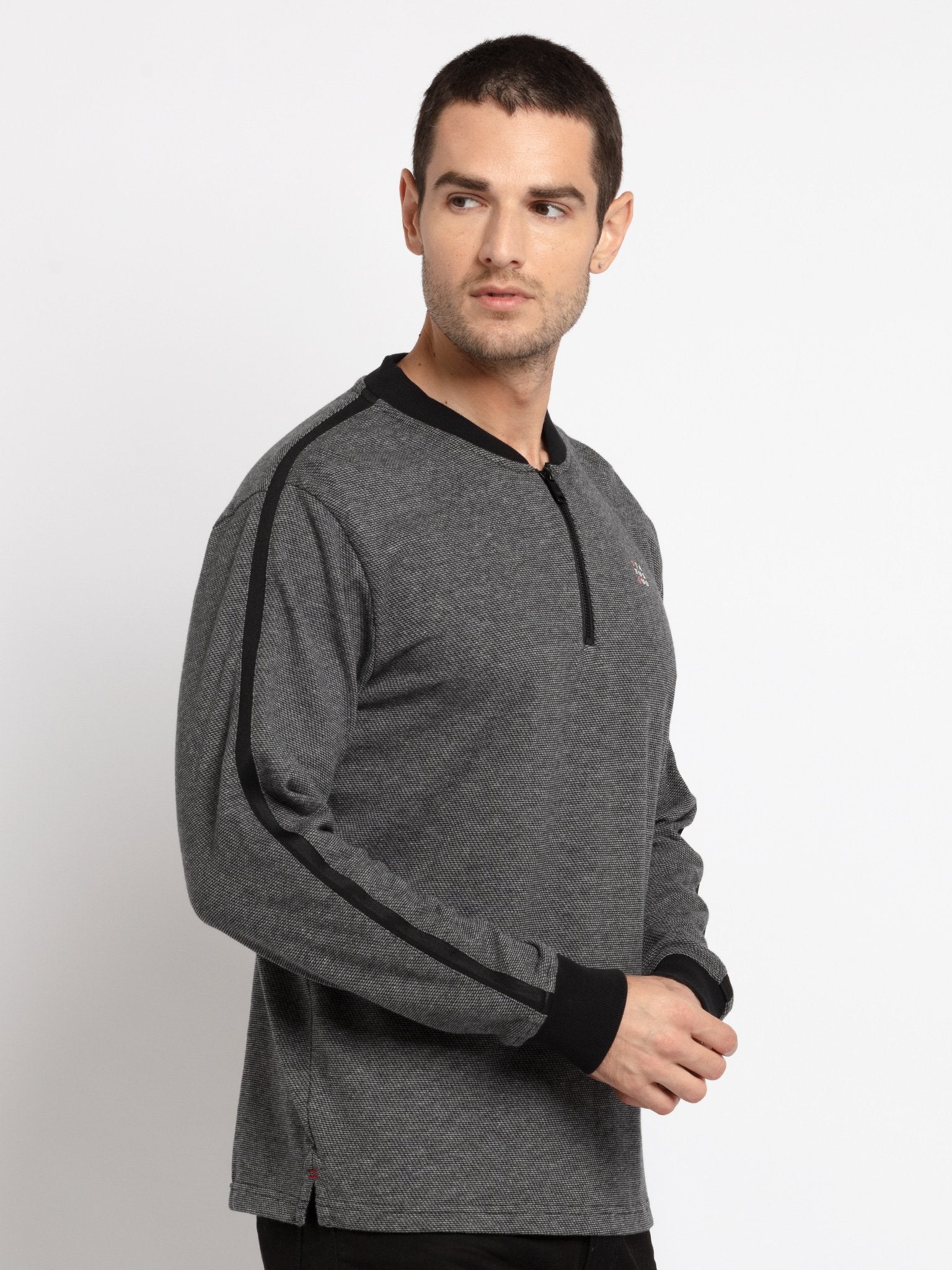 Mens Printed Hooded Lightweight Sweatshirt