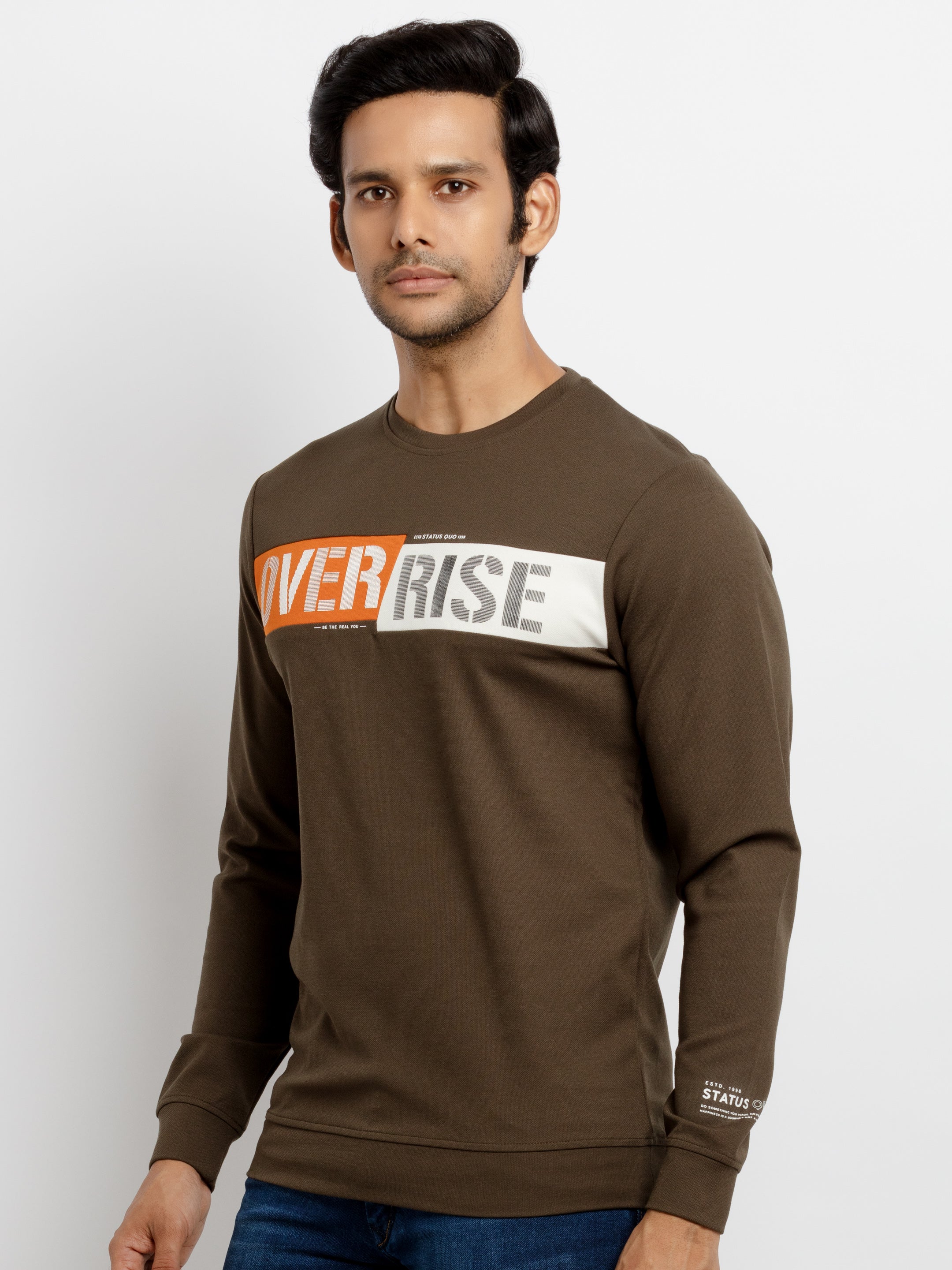 Mens Mix & Match Round Neck Sweatshirt Secondary image
