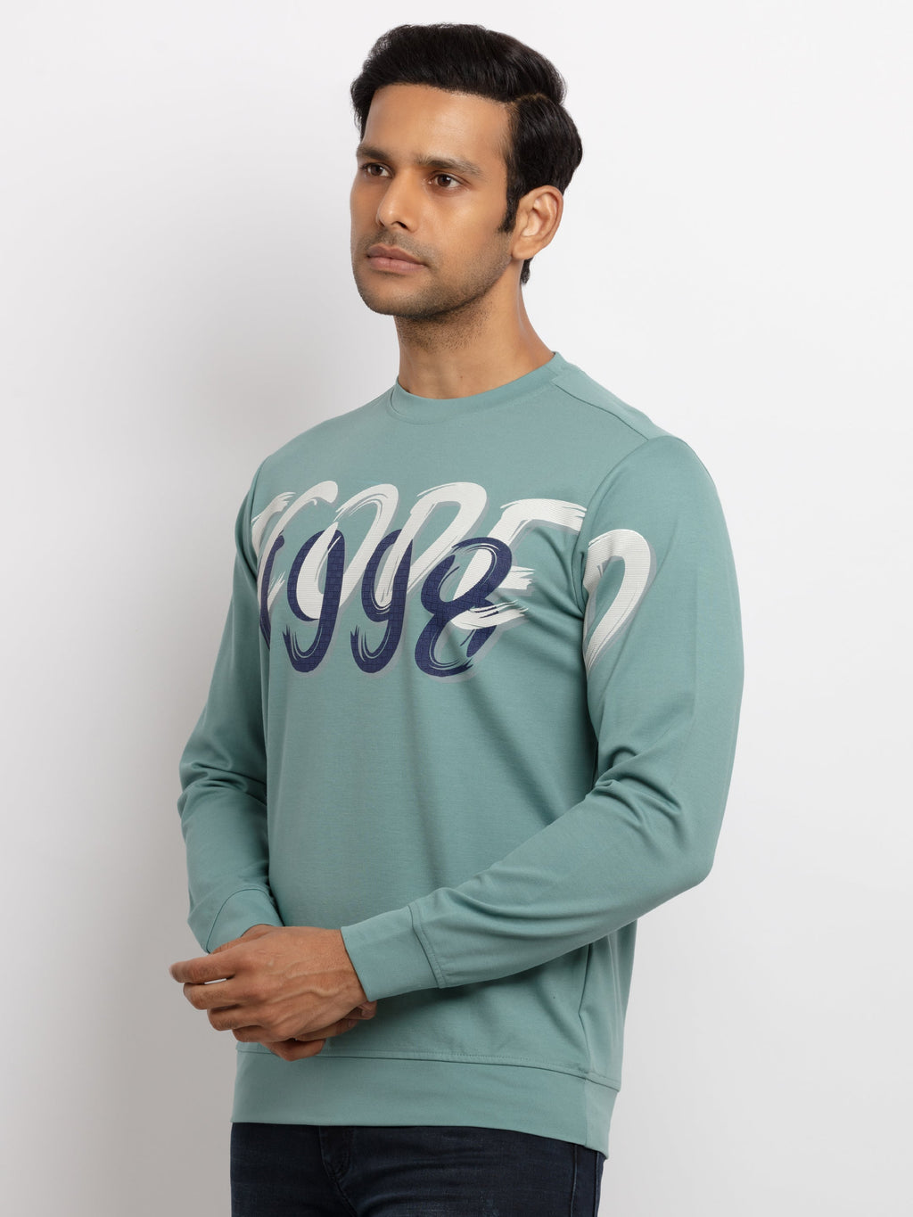 Mens Solid Sweatshirt