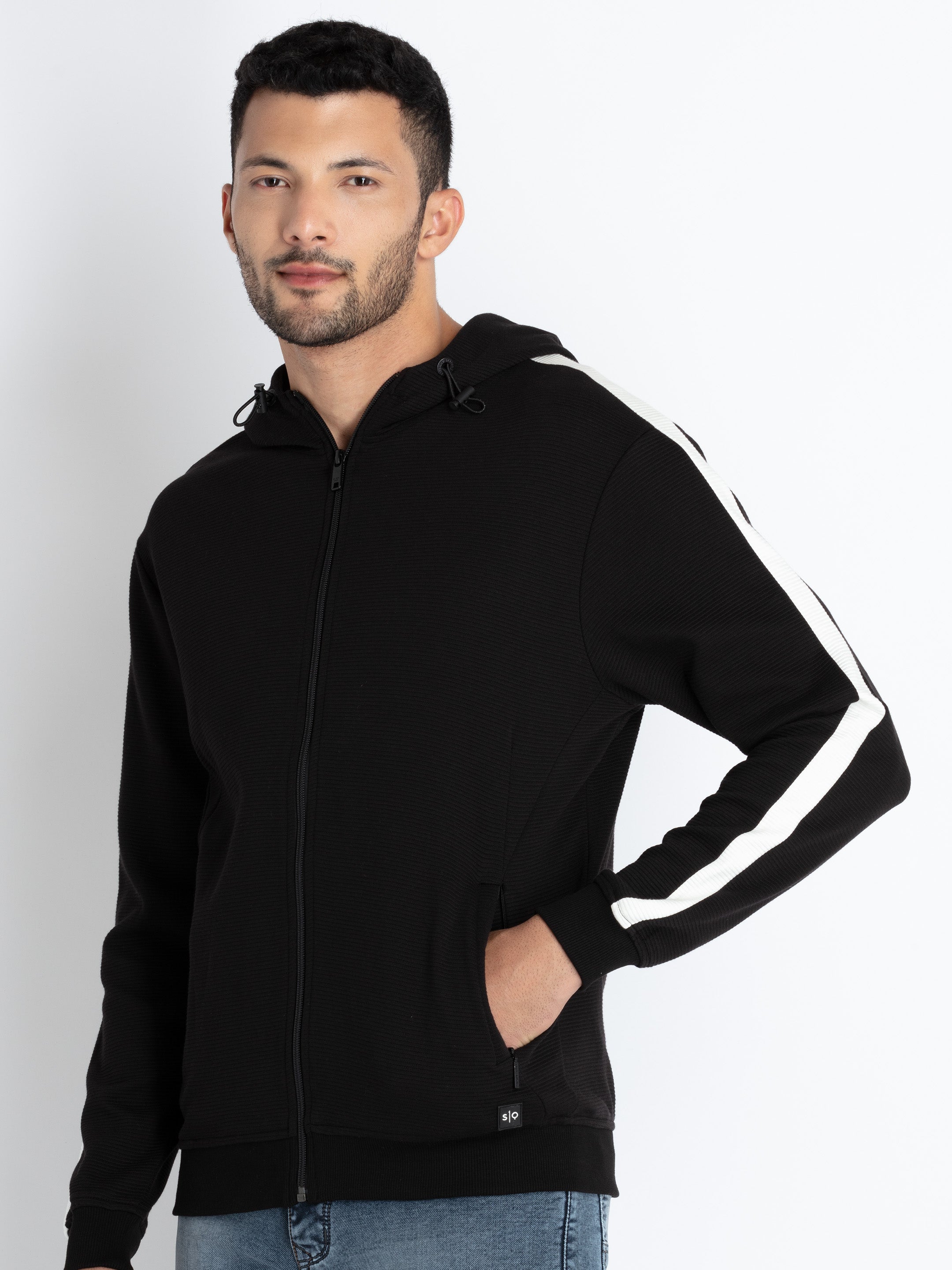 Mens Hooded Lightweight Sweatshirt Secondary image