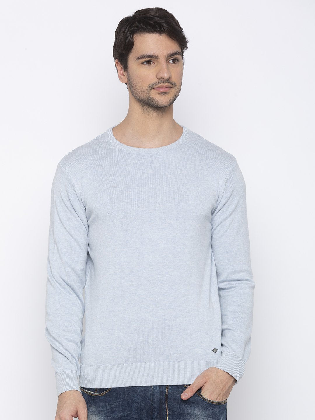 solid sweater