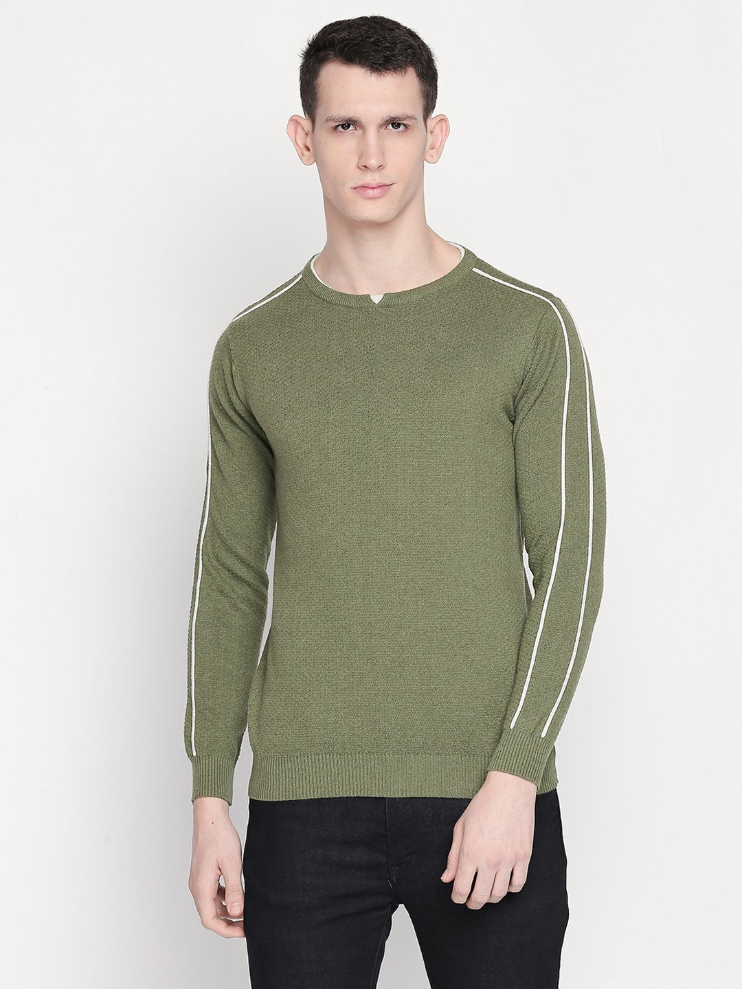 solid sweater
