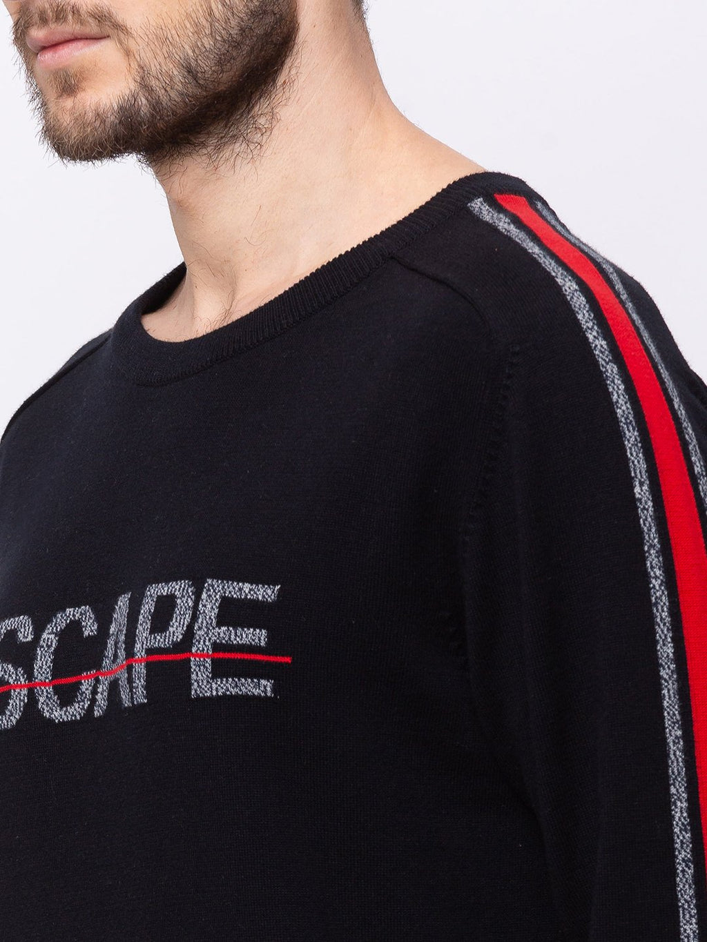 Jacquard-Knit Sweater