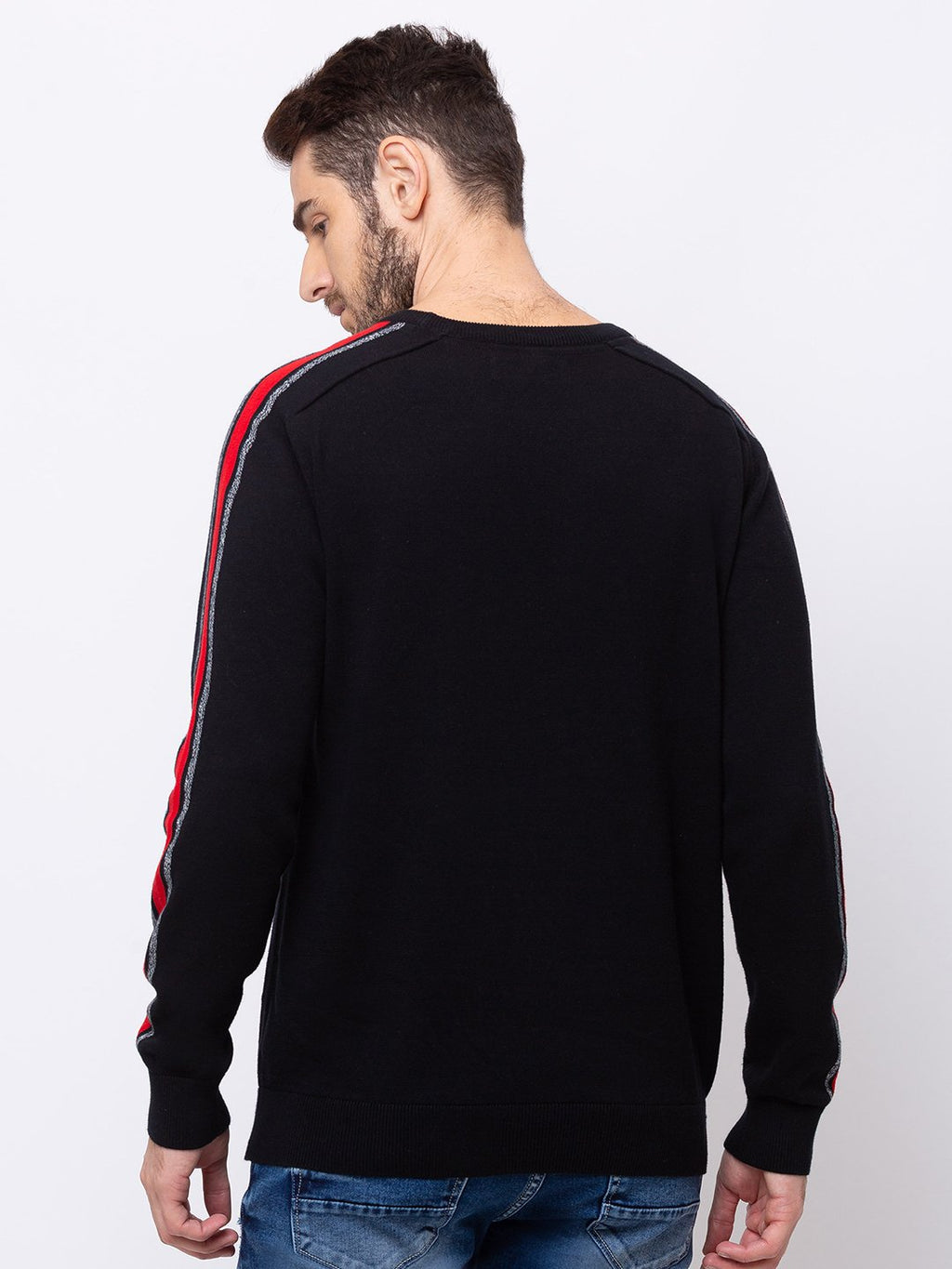 Jacquard-Knit Sweater
