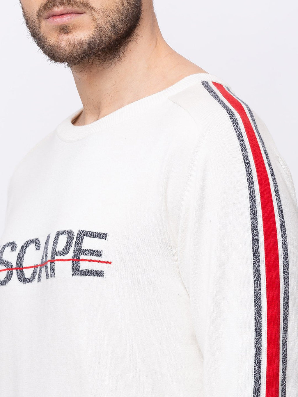 Jacquard-Knit Sweater