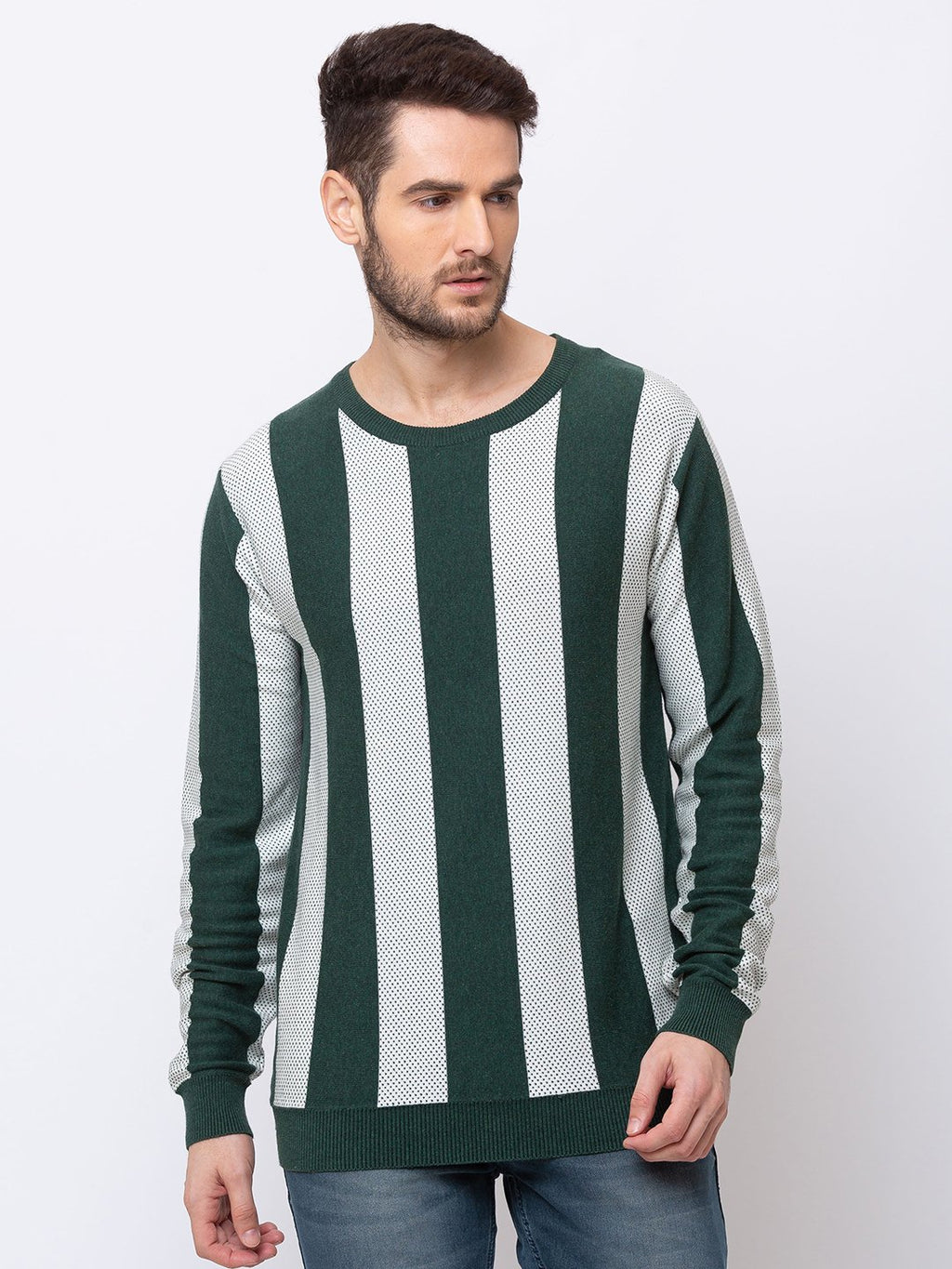 stripped sweater