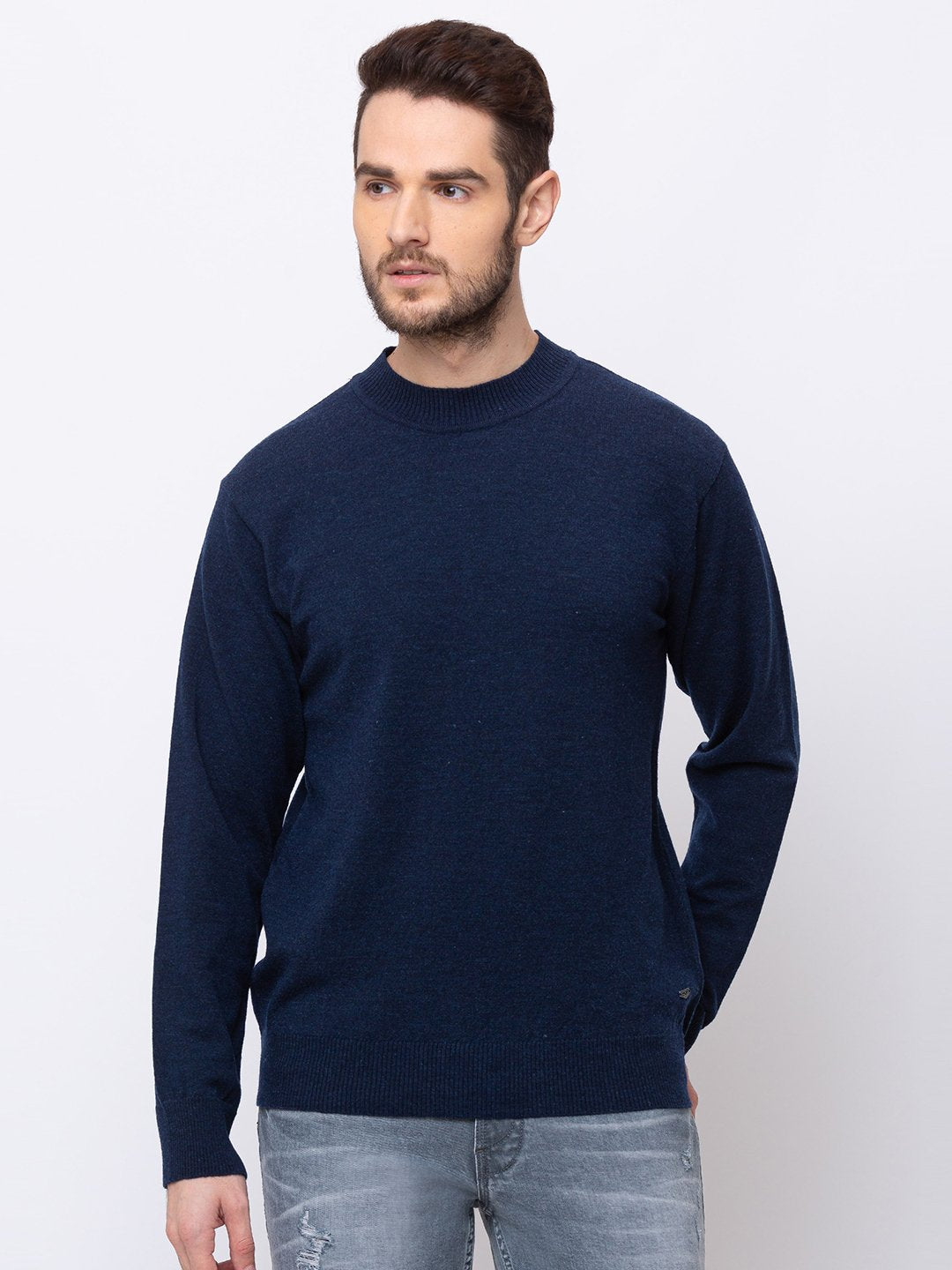 solid sweater