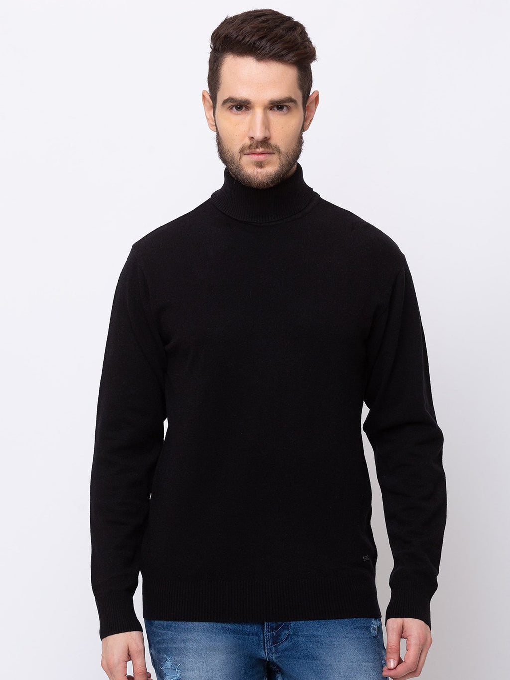 solid sweater