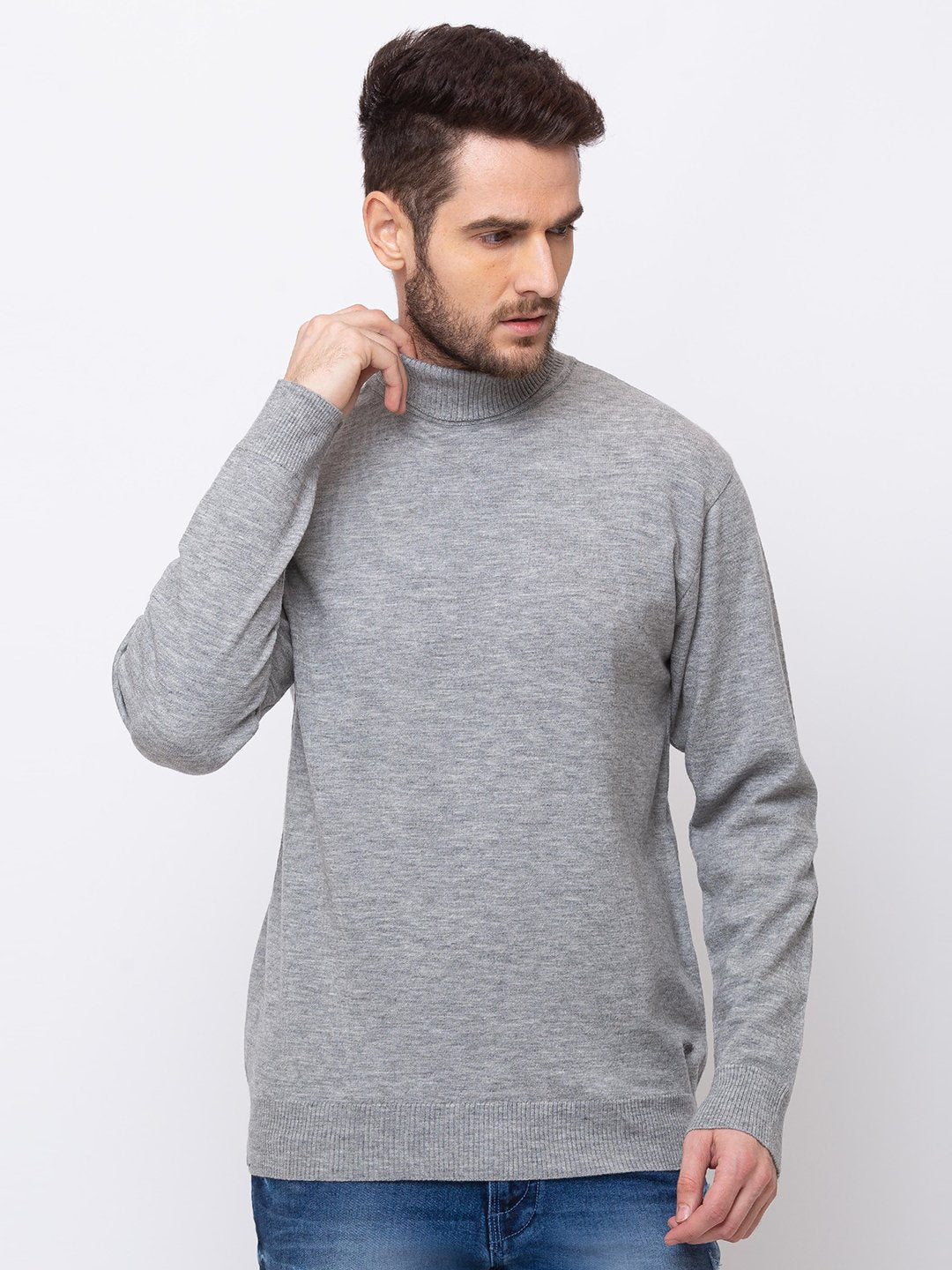 turtle neck sweatshirt for men