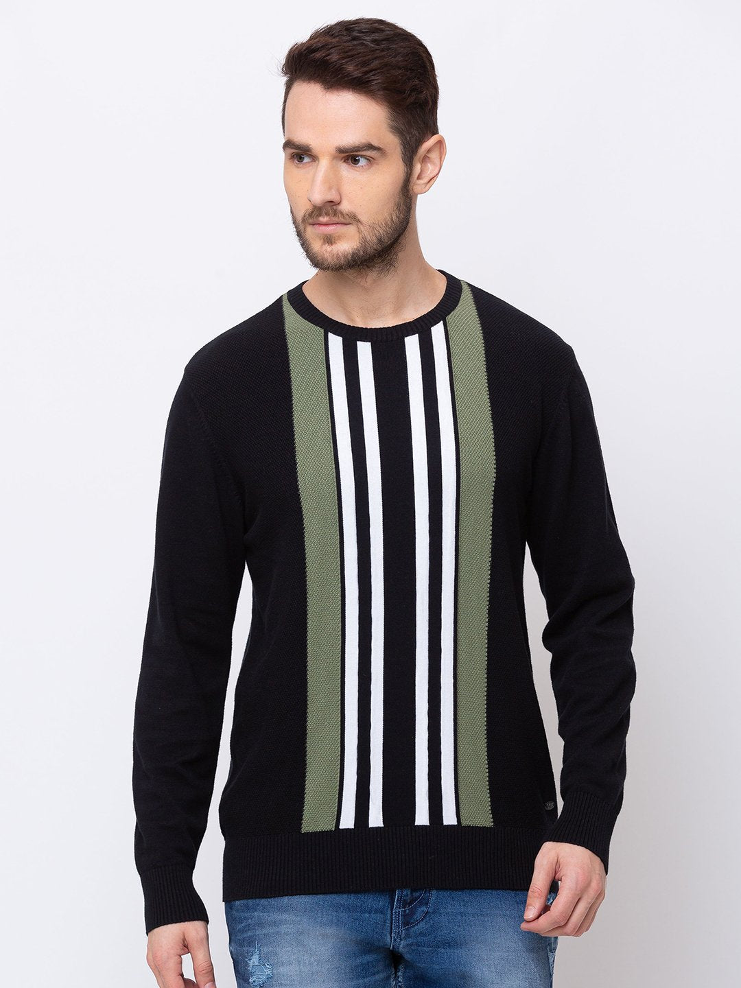 stripped sweater