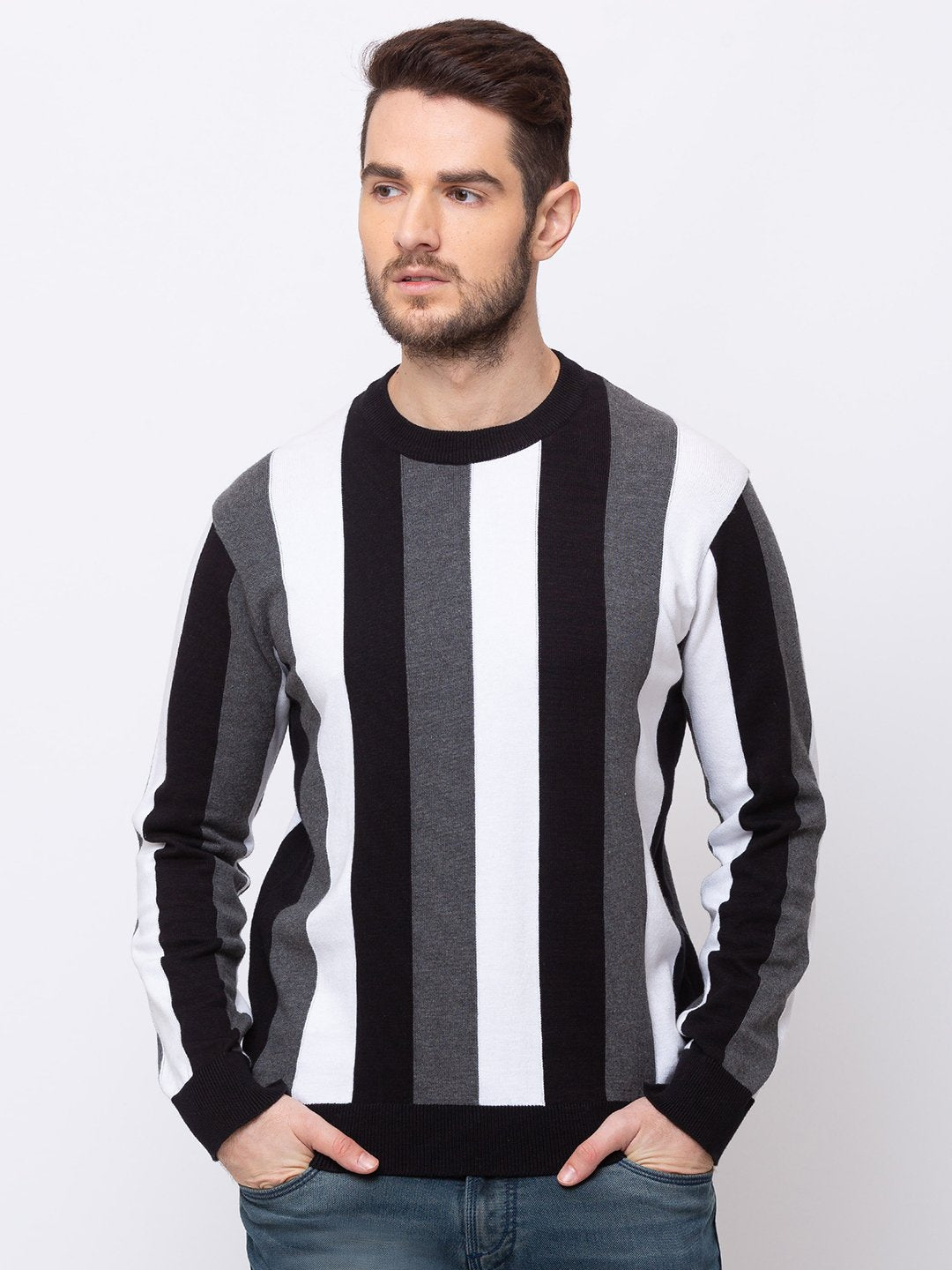 stripped sweater