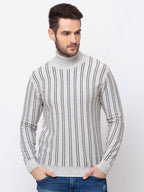 Status Quo |Ecru Mel Turtle Neck Sweater - M, L, XL, XXL