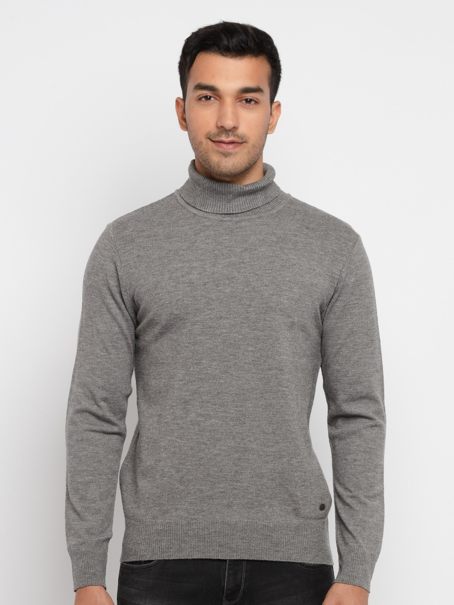 high neck sweater