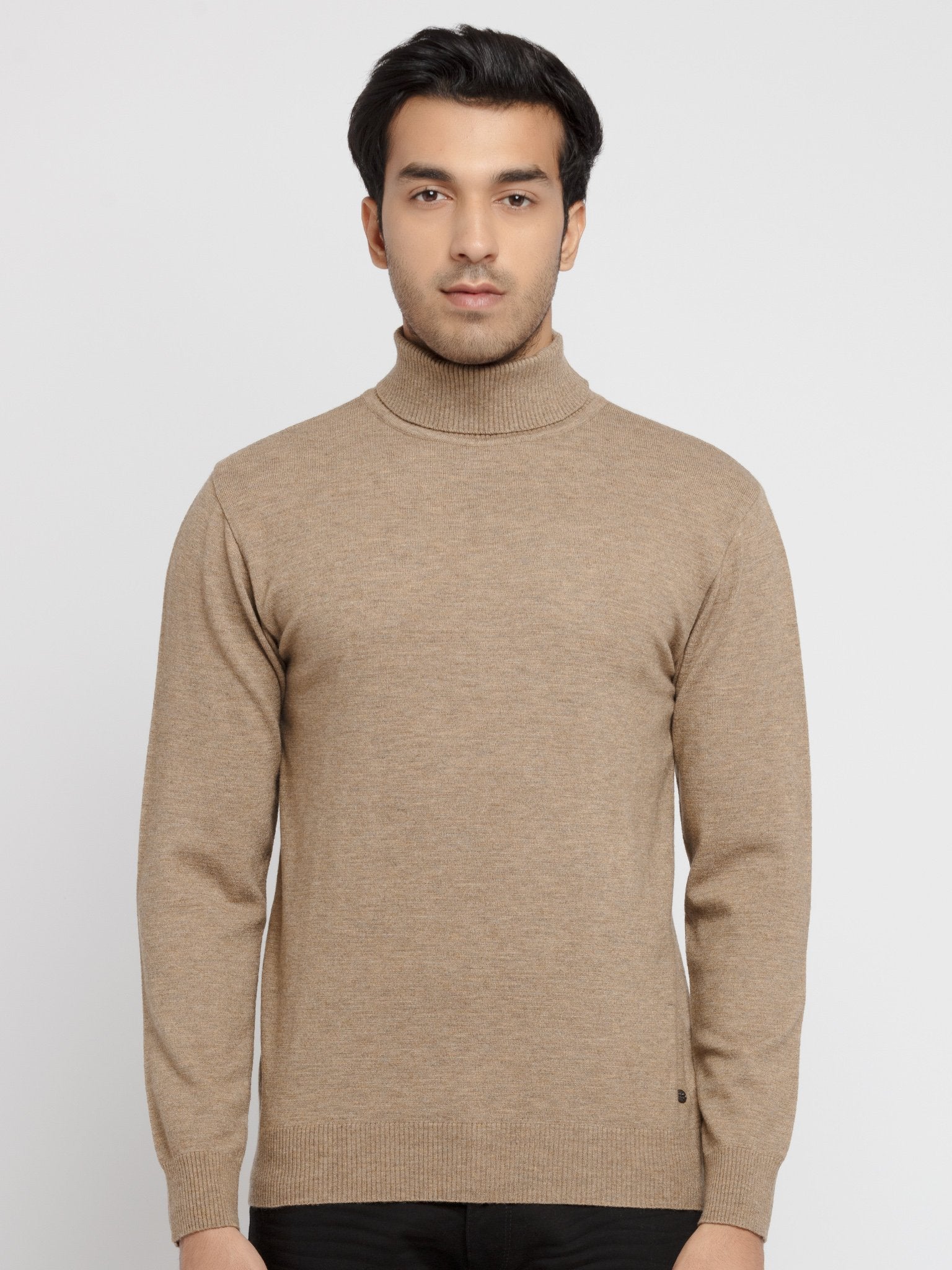 high neck sweater