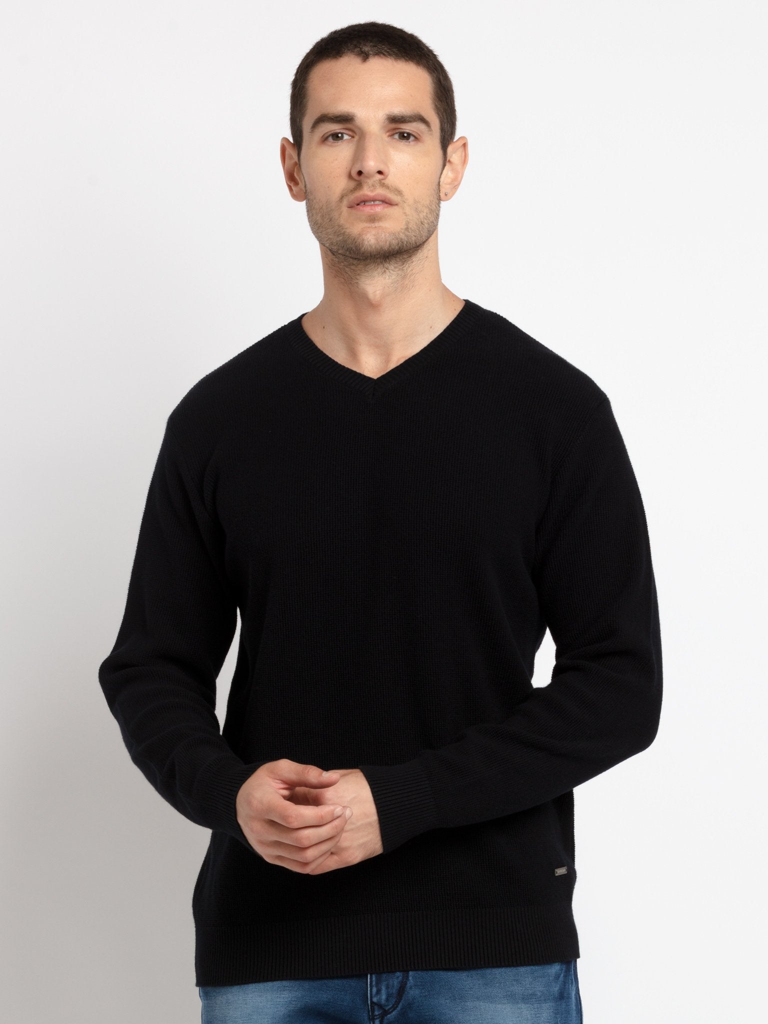 V neck sweater