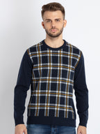 checkered sweater