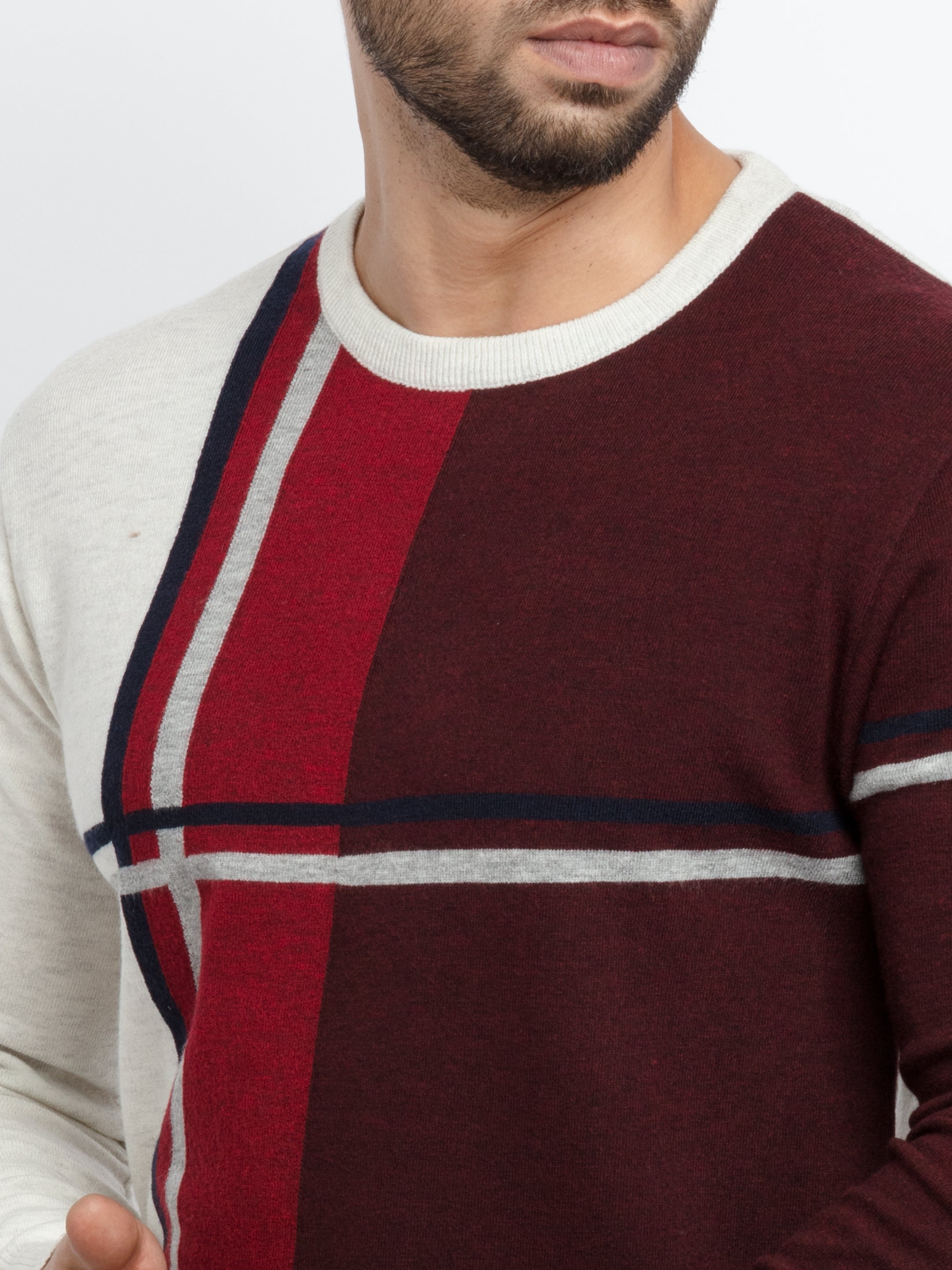 Maroon color deals sweater