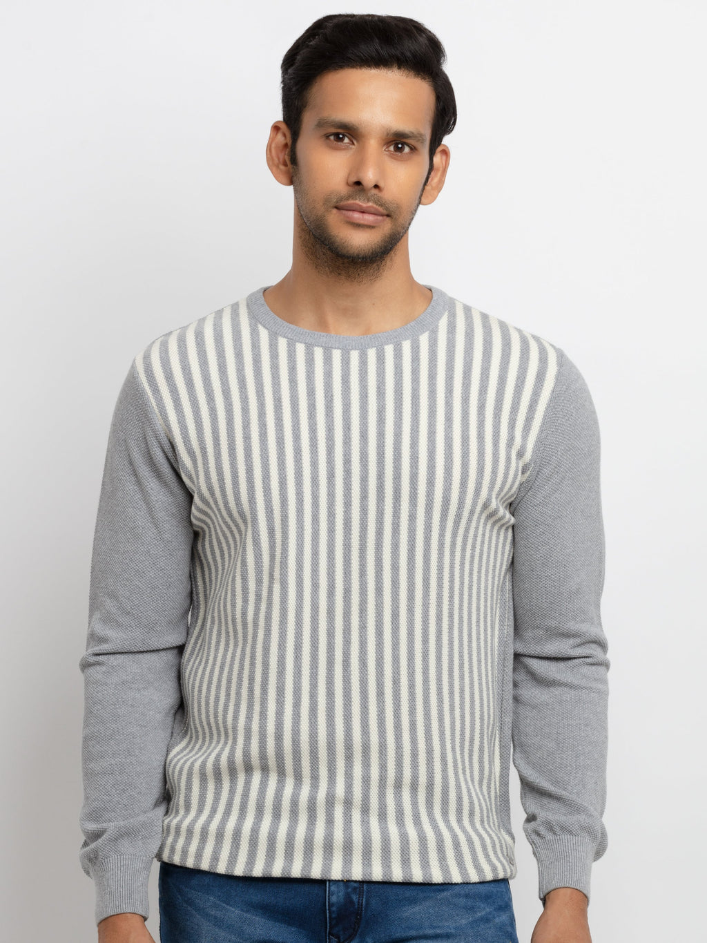striped sweater for men
