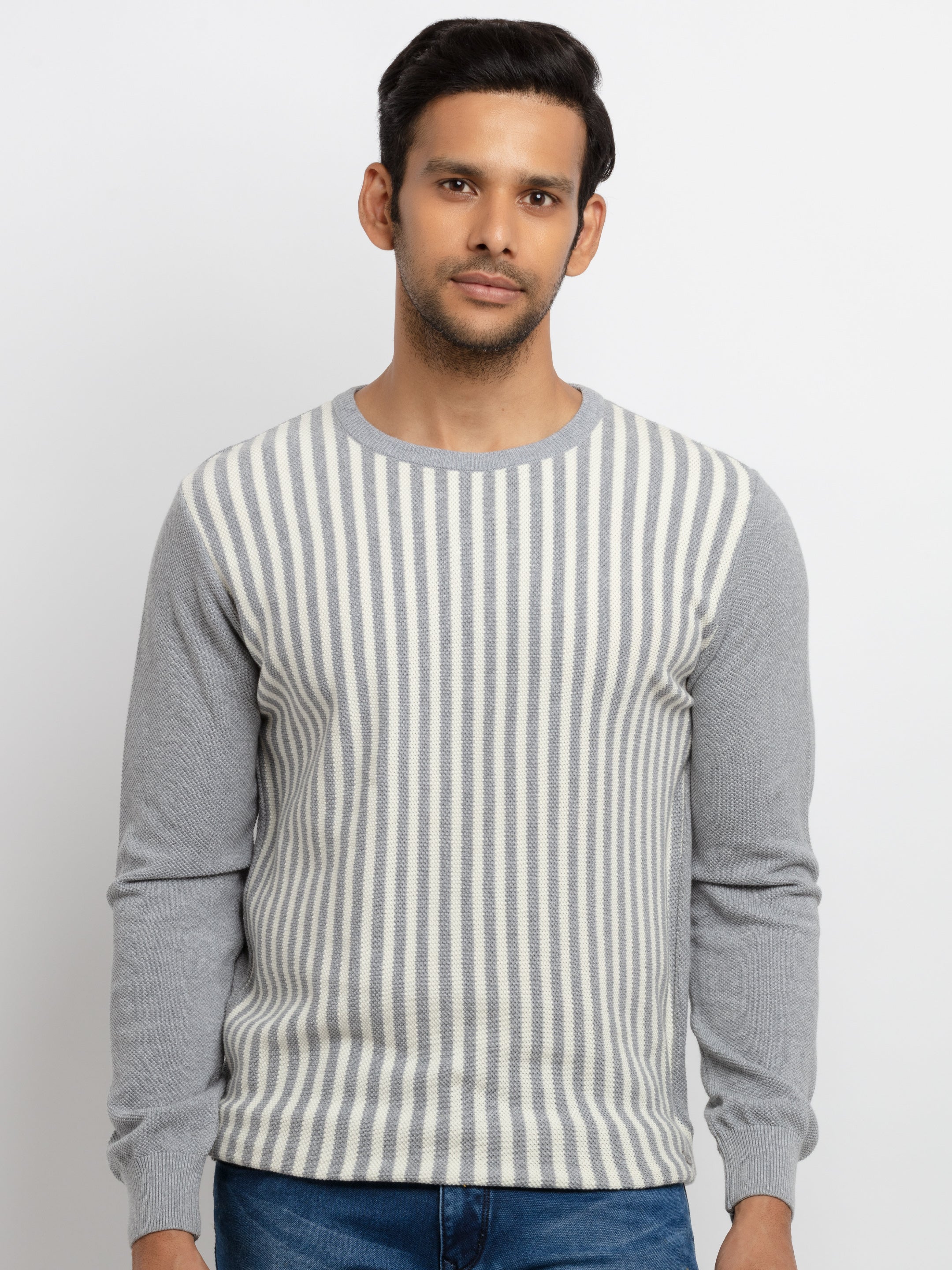 striped sweater for men