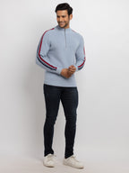 Mens Solid Hooded Sweater