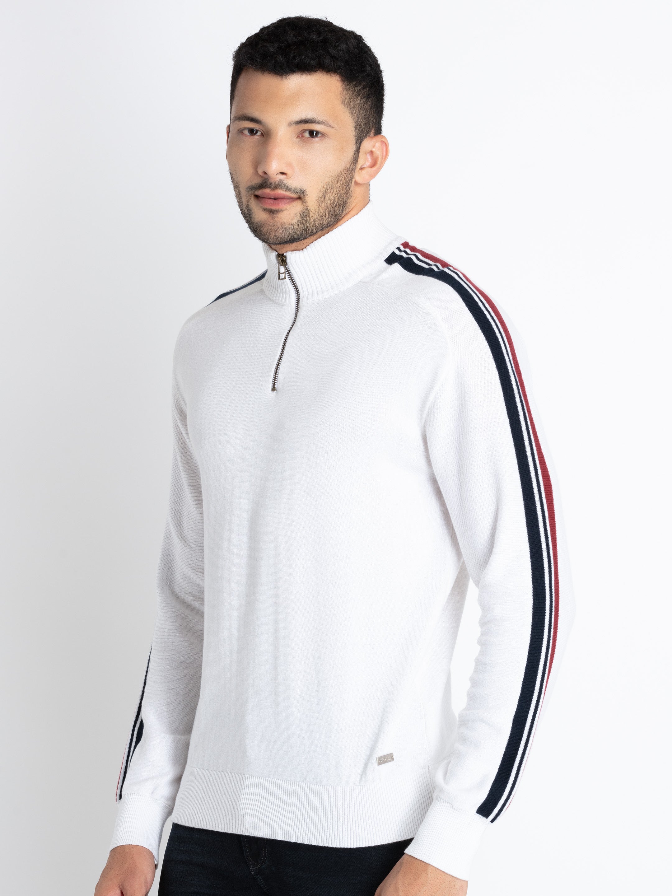 Mens Mix & Match Turtle Neck Sweater Secondary image