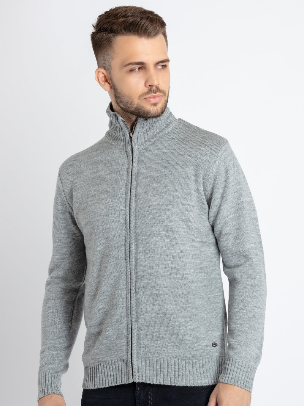 high neck sweater