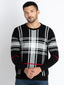 checkered sweater