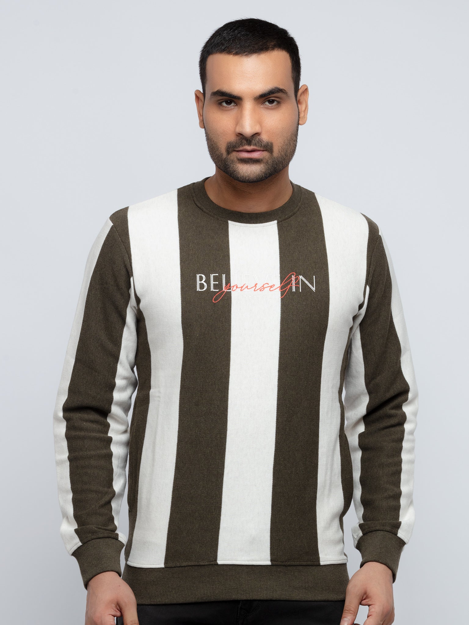 striped sweatshirt for men