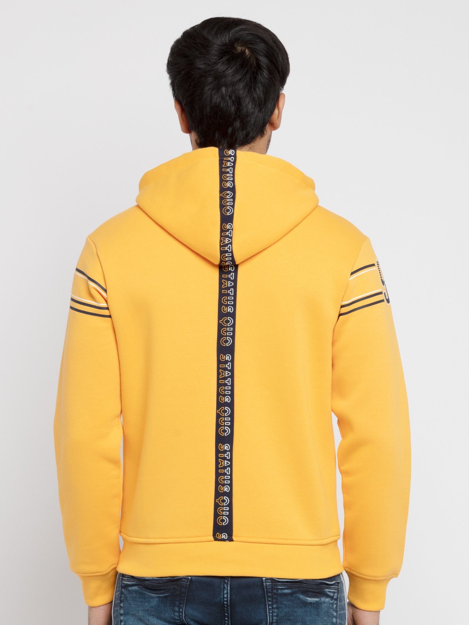 Mens Printed Hooded Sweatshirt