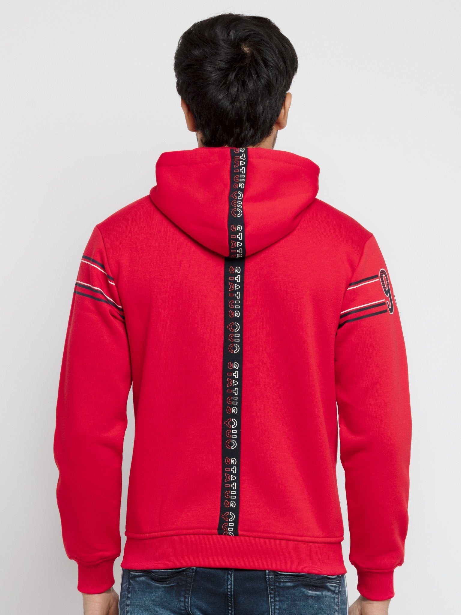Mens Printed Hooded Sweatshirt