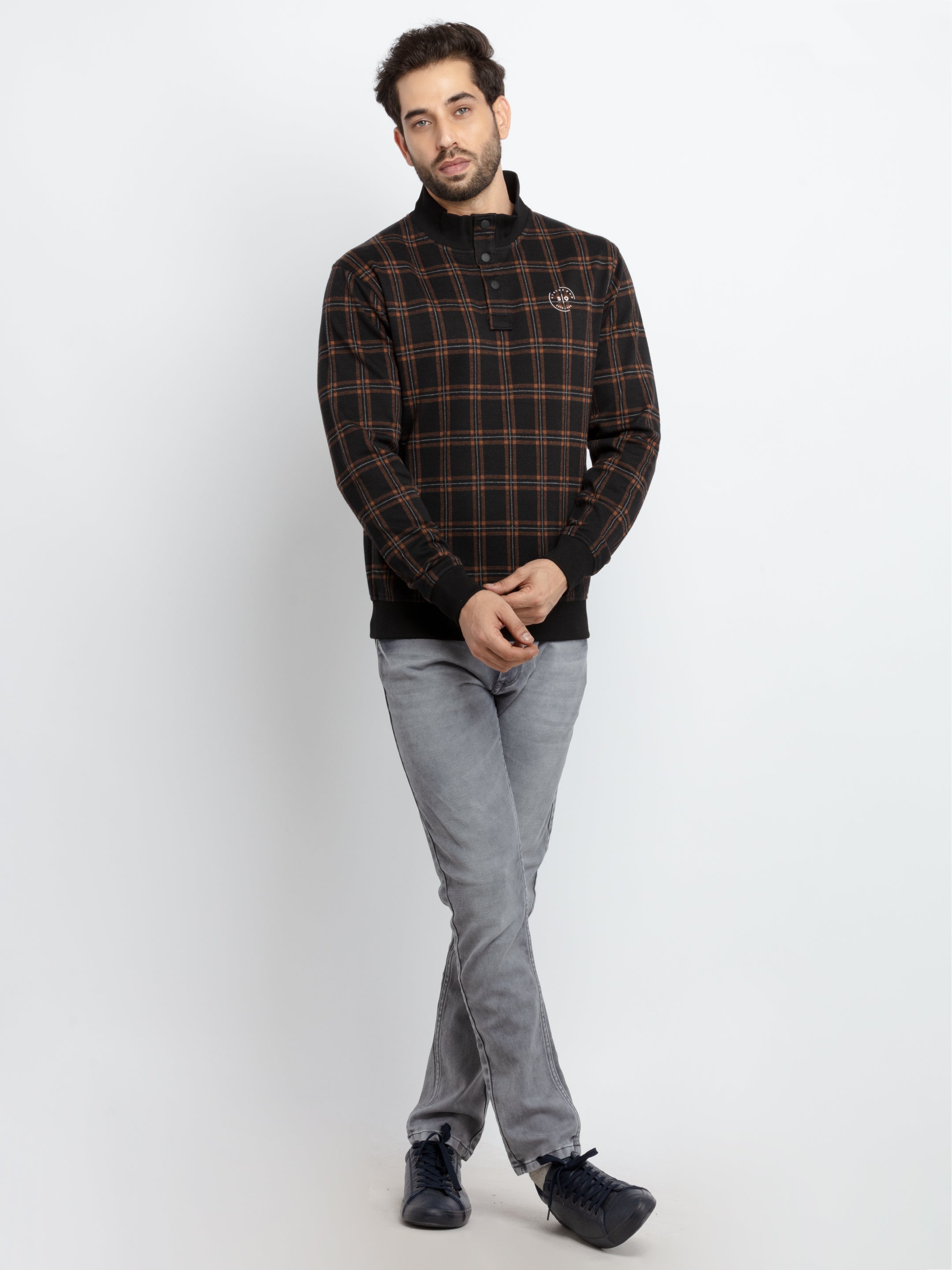 high neck sweatshirts