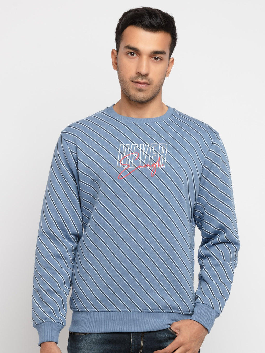 round neck sweatshirt for men