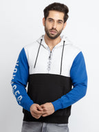 Status Quo |Printed Regular Fit Hooded Sweatshirt - 3XL, 4XL, 5XL