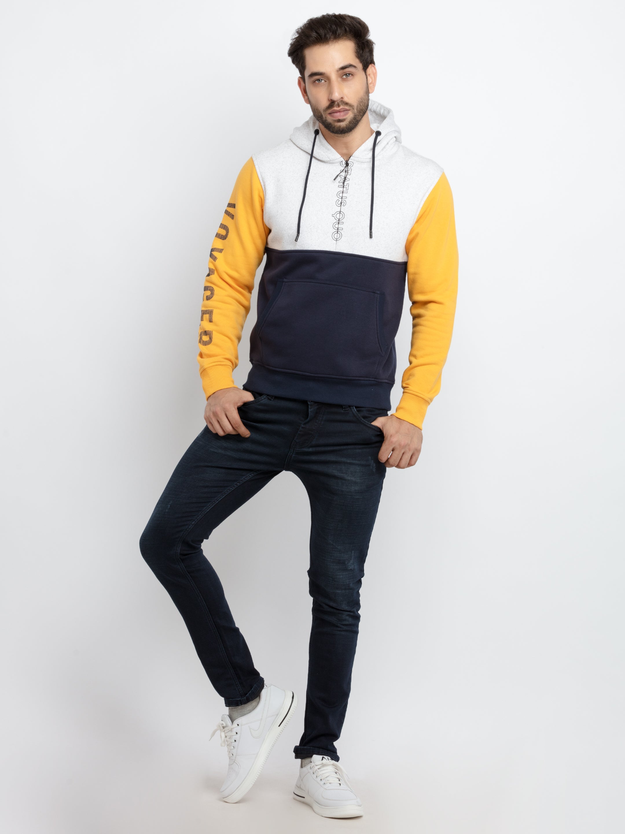 Mens Mix & Match Hooded Sweatshirt