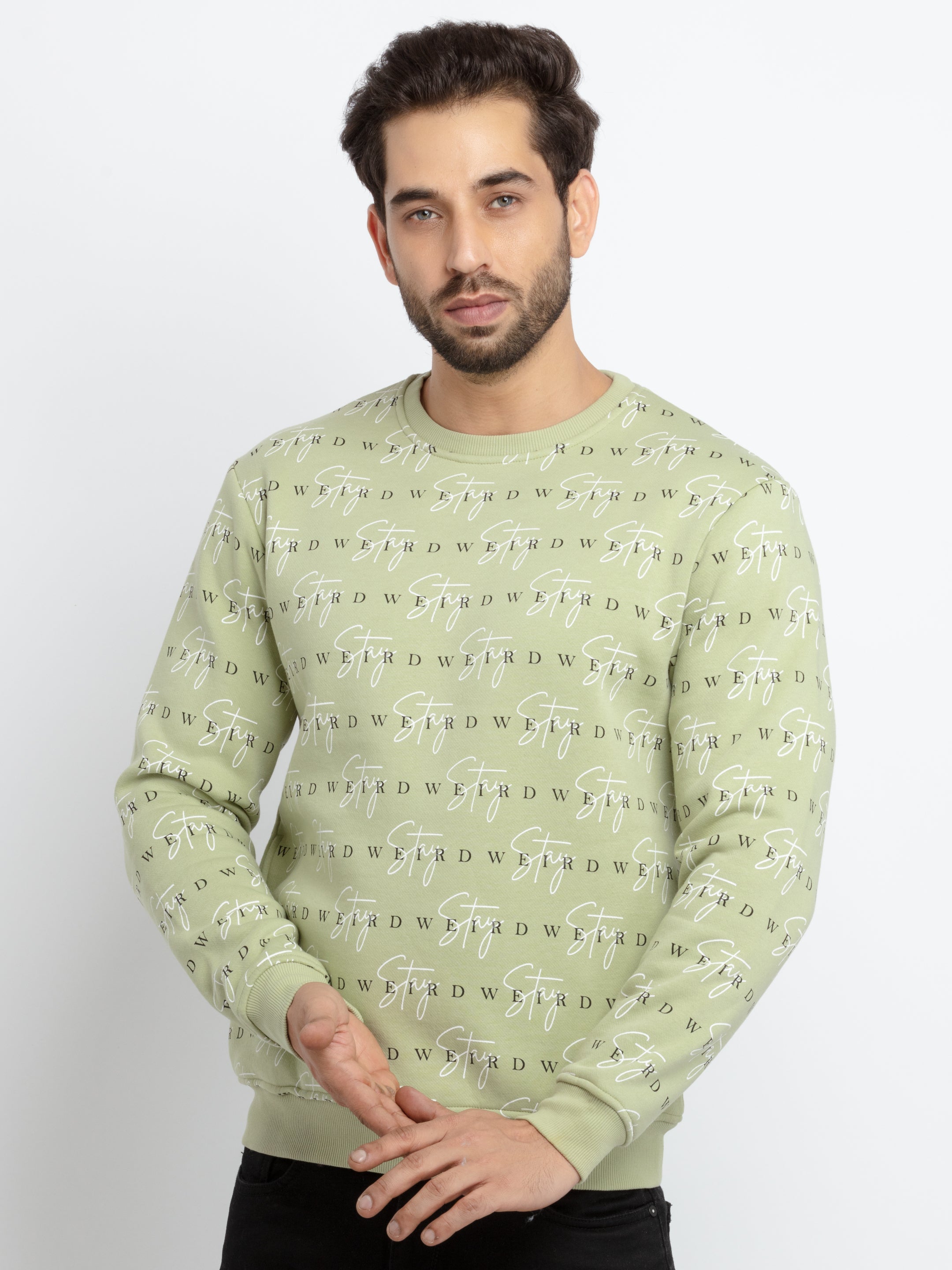 Status Quo |Printed Regular Fit Hooded Sweatshirt - S, M, L, XL, XXL
