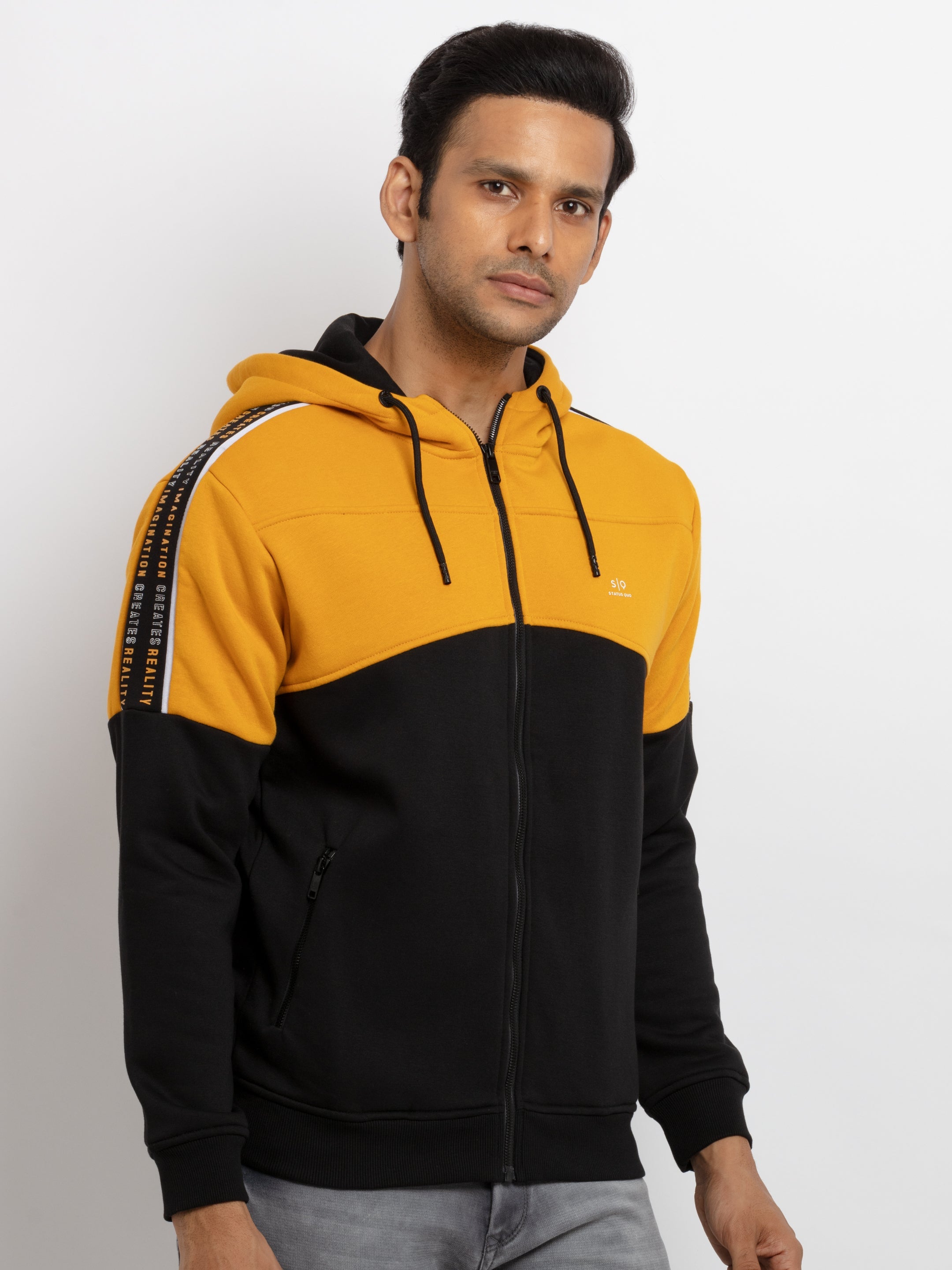 Mens Mix & Match Hooded Sweatshirt Secondary image