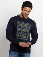 round neck sweatshirt for men