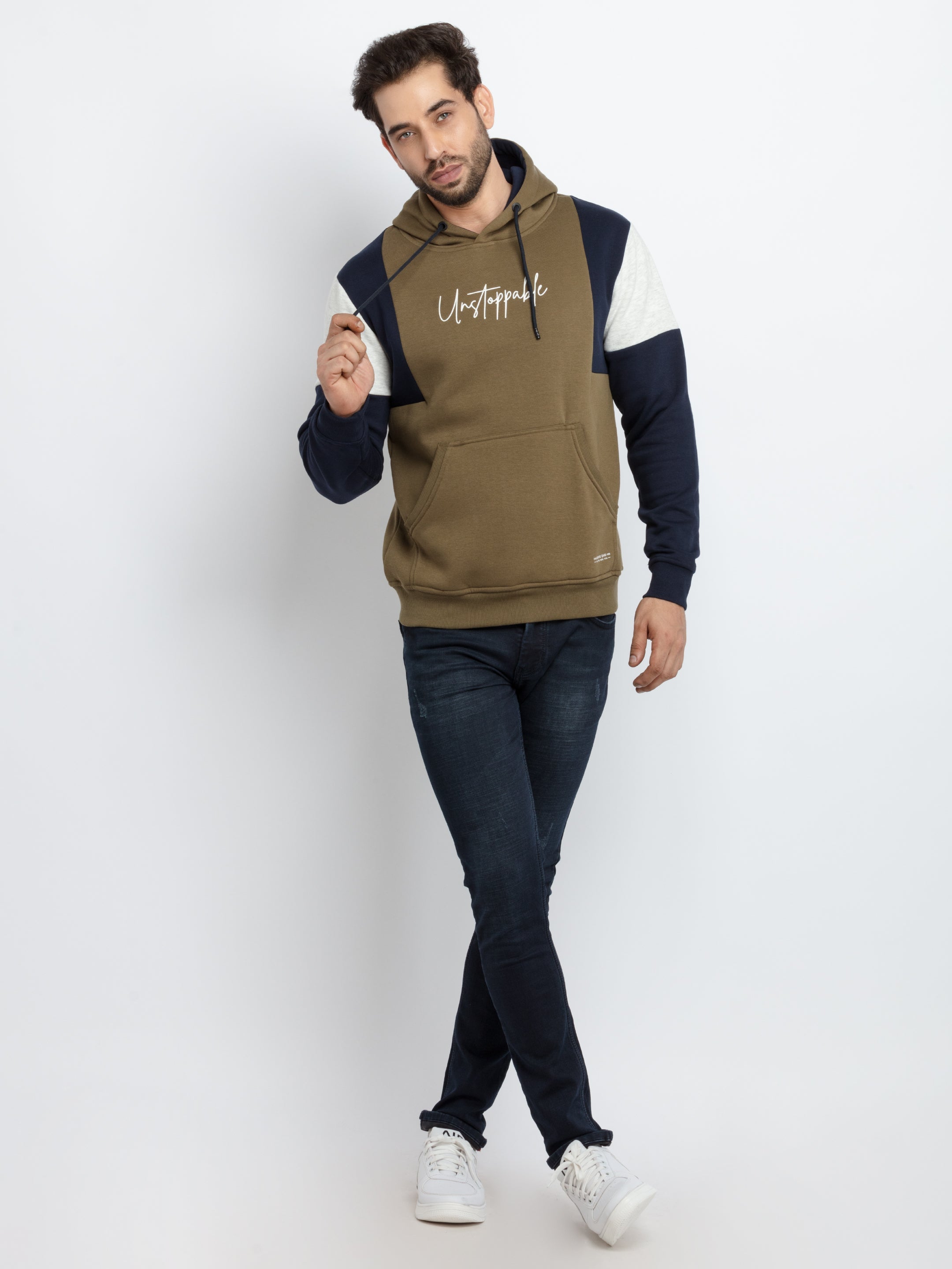 Mens Mix & Match Hooded Sweatshirt
