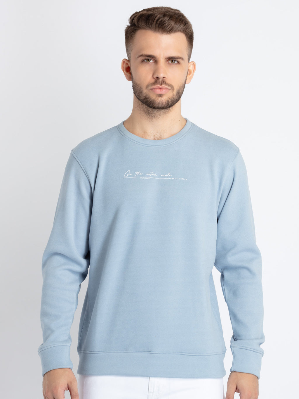 round neck sweatshirt for men