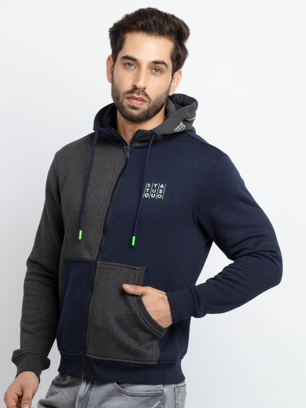 Mens Mix & Match Hooded Sweatshirt