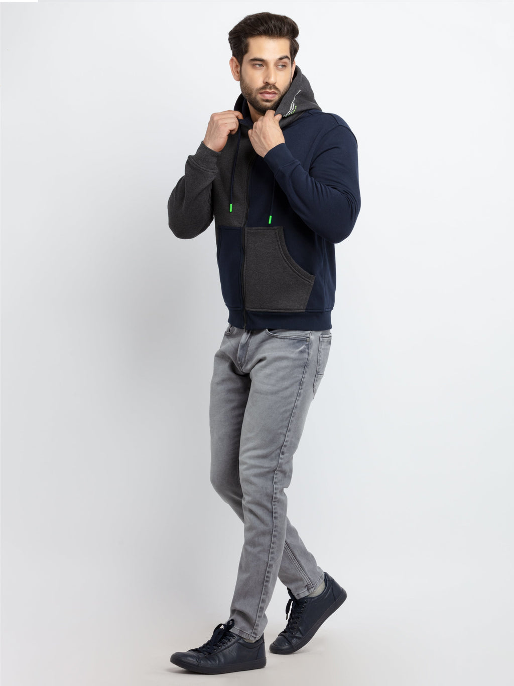 Mens Mix & Match Hooded Sweatshirt