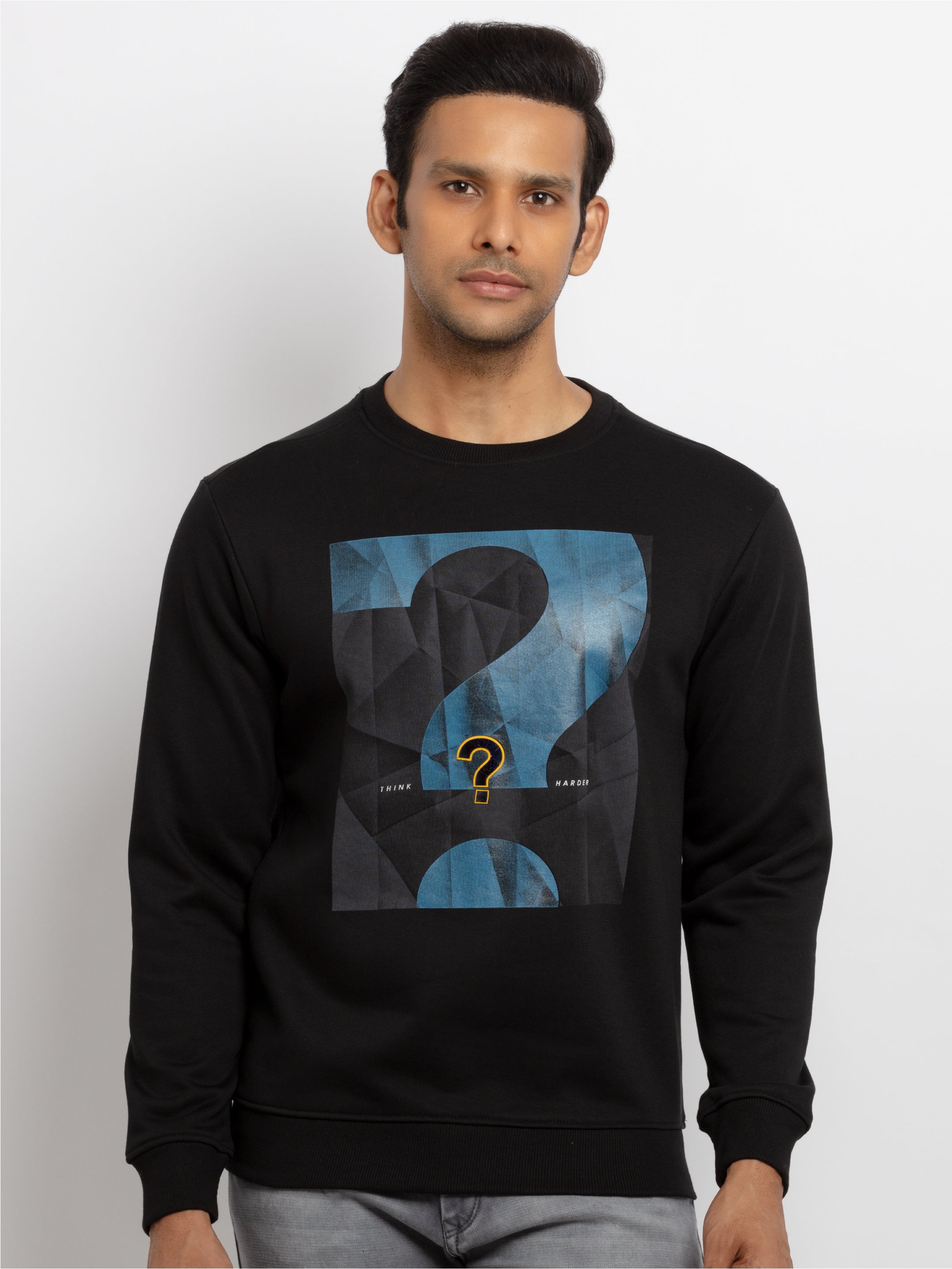 round neck sweatshirt for men