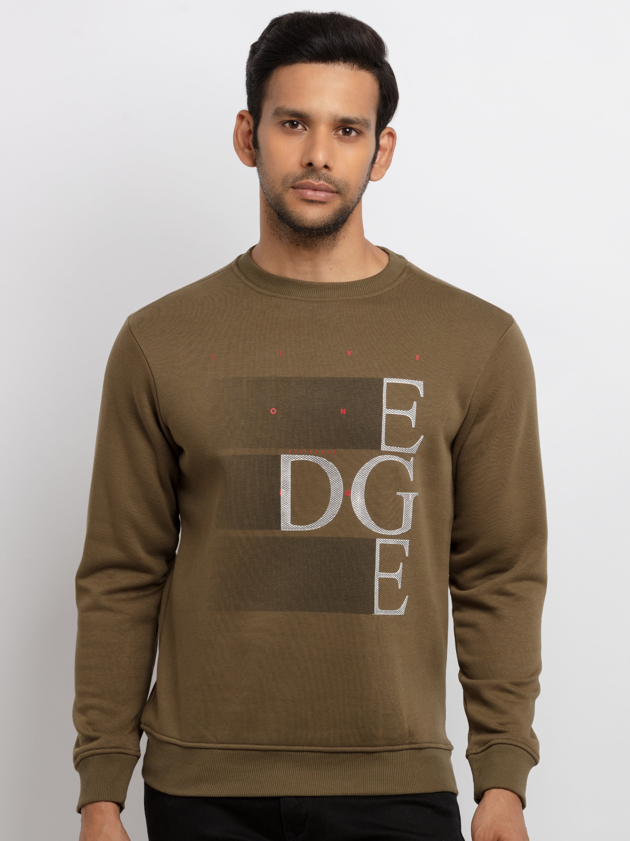round neck sweatshirt for men