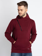 high neck sweatshirt for men